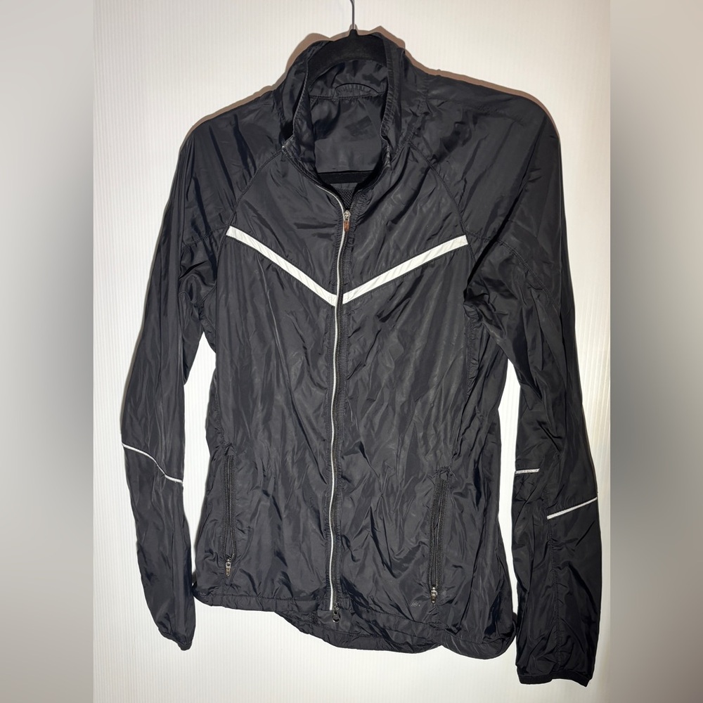 Black Windbreaker Jacket
